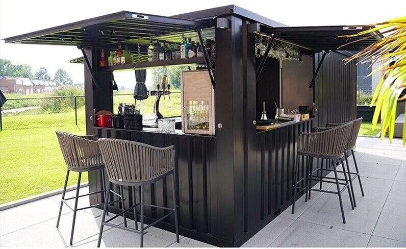 Abnehmbarer Außenbar-Container 8 x 2 Meter